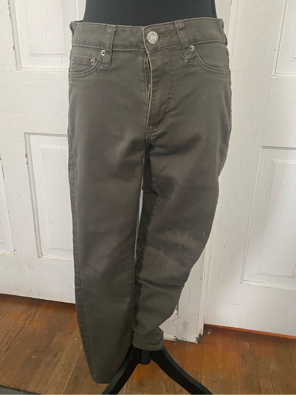 Aeropostale Olive High Waisted Jeggings